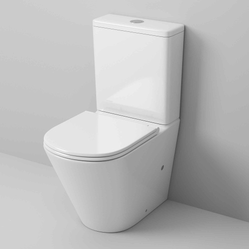 Унитаз напольный с бачком Grossman Торнадо GR-4450SQ белый глянцевый с сиденьем микролифт безободковый смыв торнадо - фото 4