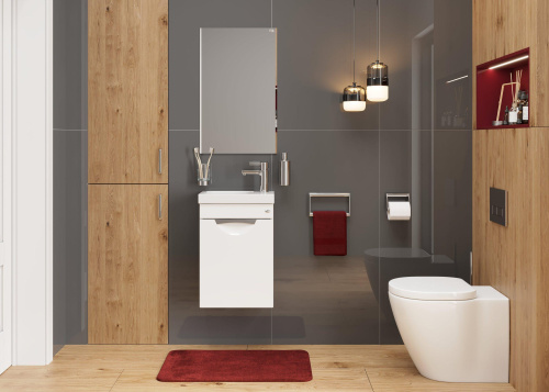 Тумба под раковину Onika Комо 104005 39х21х55 подвесная - фото 2