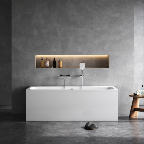 Ванна акриловая Am.Pm Func W84A-160-070W-A 160х70 пристенная прямоугольная без каркаса - фото 4