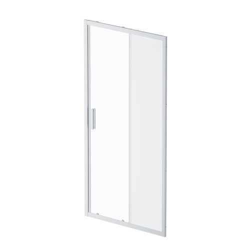 Душевая дверь Am.Pm Gem W90G-100-1-195MM 100х195 стекло прозрачное профиль хром матовый - фото 2