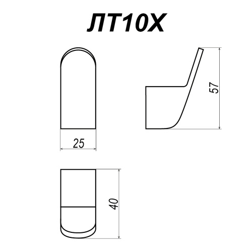 Крючок одинарный Altasan Лотос ЛТ10Х - фото 5