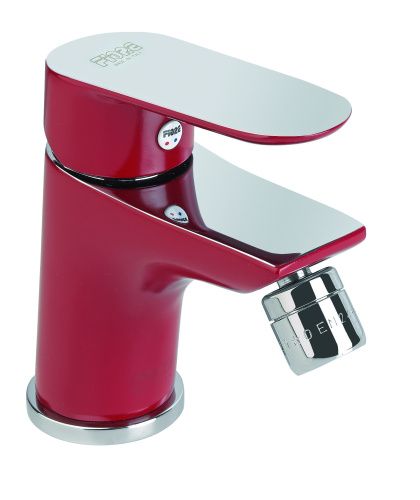 Смеситель Fiore 81RX8130 на биде хром/красный - фото 2
