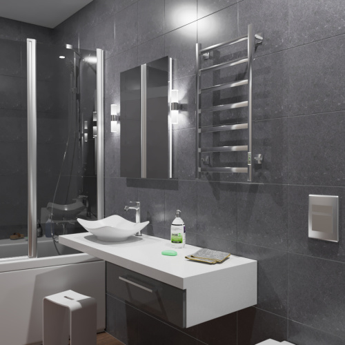 Полотенцесушитель Тругор Пэк Пэк20кв/8040 43х80 электрический хром - фото 3