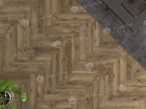 Ламинат Alpine Floor Ville 63265 Дуб Бурриана толщина 0.8 см 33 класс 643х131 - фото 4