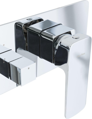 Смеситель для ванны с душем Allen Brau Infinity 5.21011-00 встраиваемый в стену хром - фото 5