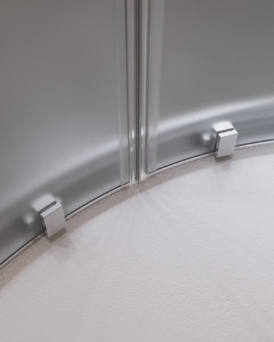 Душевой уголок Cezares MOLVENO MOLVENO-R-2-80-P-Cr 80х80 стекло рифленое профиль хром глянцевый без поддона - фото 4