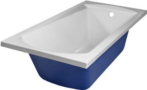 Ванна акриловая C-Bath CBQ003004 150х70 пристенная прямоугольная - фото 4