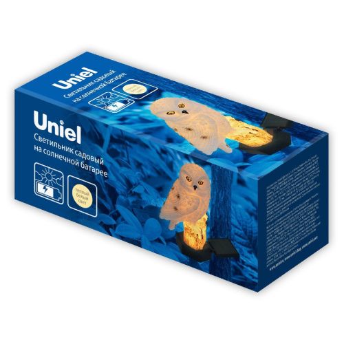 Садовый светильник на солнечной батарее Uniel USL-S-823/PM290 POLAR OWL - фото 5