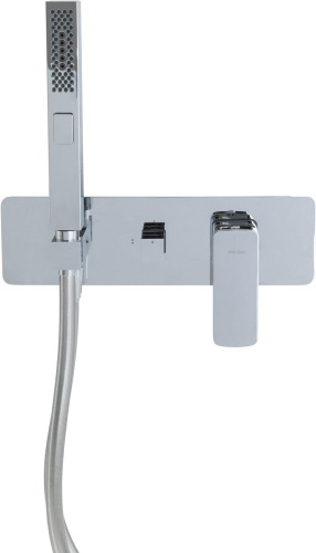 Смеситель для ванны с душем Allen Brau Infinity 5.21011-00 встраиваемый в стену хром - фото 3