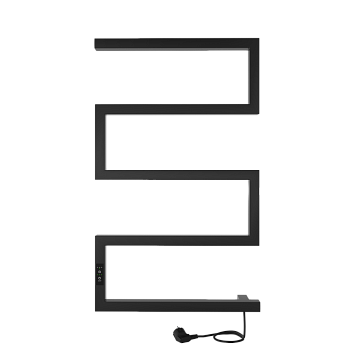 Полотенцесушитель Indigo Sparta DGS80-50BRRt 50х83 электрический черный муар