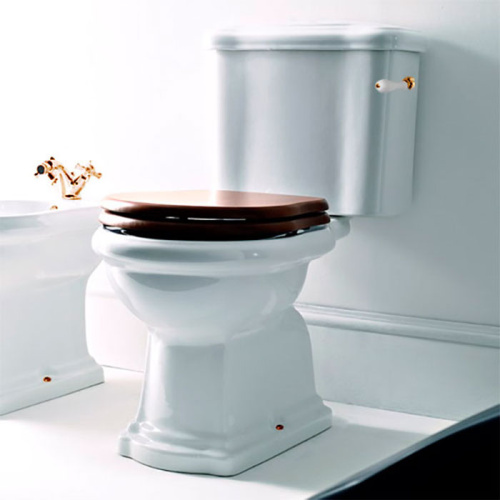 Чаша унитаза напольная Kerasan Retro 101201 цвет белый без бачка без сиденья душевой смыв