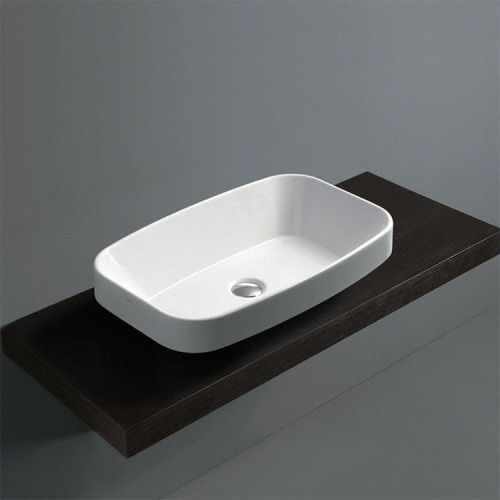 Раковина из сантехнического фаянса Simas Baden Baden BB11bi*0 60х40 накладная цвет белый
