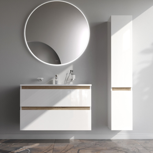 Тумба под раковину Am.Pm X-Joy M85AFHX1002WG 97х45х60 подвесная цвет белый - фото 5