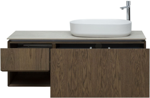 Тумба под раковину Allen Brau Infinity 1.21008.NO 119х46х41 подвесная цвет коричневый - фото 4