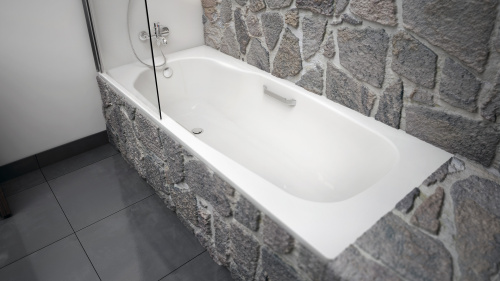 Ванна стальная BLB Atlantica B80AS2001 handles 180х80 пристенная прямоугольная без ножек - фото 2