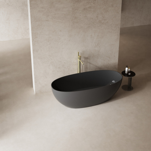 Ванна карбоновая Abber Karbon AK9001-1.7 170х75 отдельностоящая овальная - фото 5