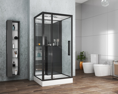 Душевая кабина Grossman GR266 100х90 прямоугольная с крышей ориентация универсальная - фото 2