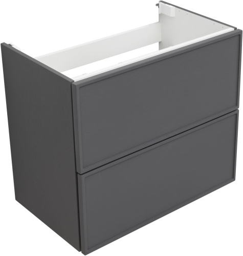Тумба под раковину Aquanet Арт 00329064 73х45х63 напольная/подвесная цвет серый - фото 3