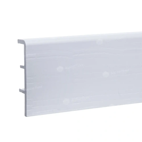 Напольный плинтус Alpine Floor Rico Concept RC 80001 Белый с тиснением толщина 2 см 2200х80 - фото 4