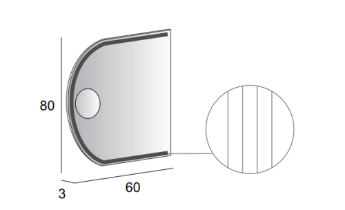 Зеркало в ванную Cezares 45029 60х80 - фото 4