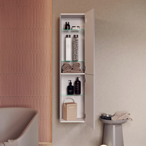 Шкаф-пенал Aqwella Y PUR0535KS 35х25х140 подвесной - фото 3