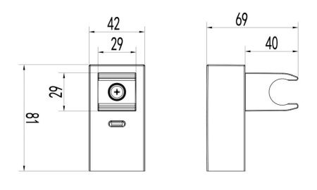 Держатель для ручного душа LeMark LM8079C хром