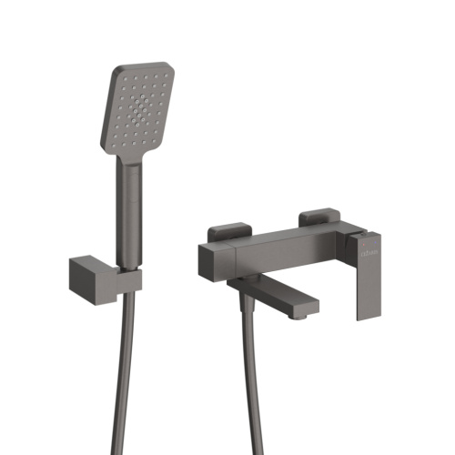 Смеситель Cezares SLIDER SLIDER-VD-GM настенный оружейная сталь - фото 2