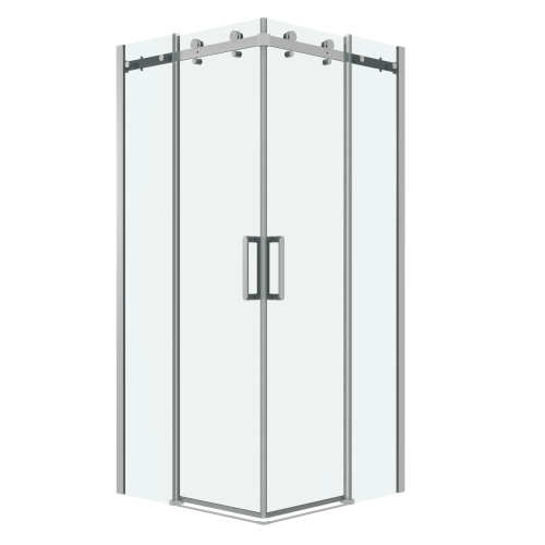 Душевой уголок Grossman Classic 300.K33.04.1010.10.00 100х100 стекло прозрачное профиль хром глянцевый без поддона