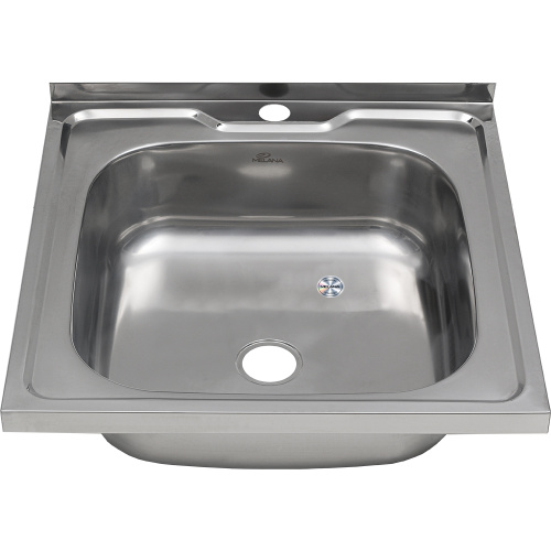 Кухонная мойка Melana 074 t (*20) 50х50 цвет хром - фото 2