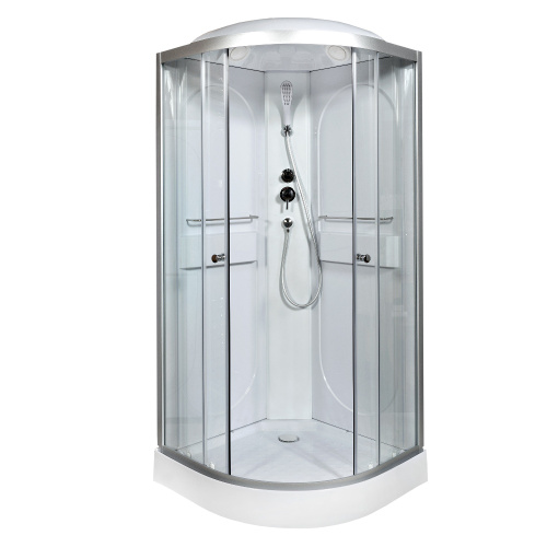 Душевая кабина AvaCan L608 80х80 четверть круга с крышей ориентация универсальная - фото 2