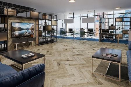 Кварцвиниловая плитка Damy Floor LONDON LVT 200415EL-01-LVT Честер толщина 0.25 см 43 класс 590х118