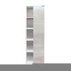 Шкаф-пенал Comforty Прага 00004136272CF 50х160 подвесной цвет серый