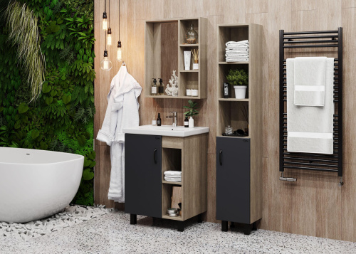 Шкаф-пенал Onika Тимбер 403067 30х30х170 напольный - фото 2