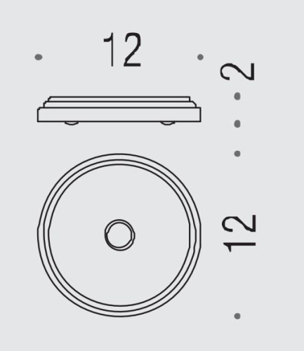 Мыльница Colombo Hermitage B3340.CR - фото 2