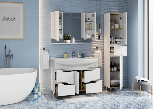 Шкаф-пенал Onika Веронэлла 403563 35х33х191 напольный - фото 5