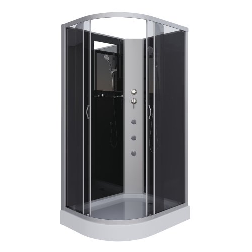 Душевая кабина Niagara Classic 35121433RBKG 120х80 асимметричная без крыши ориентация правая