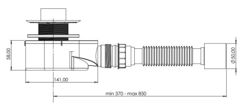 Сифон для поддона Allen Brau Infinity 8.21.31-SF - фото 5