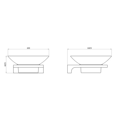 Мыльница RavSlezak Nil NLA0300MG - фото 2