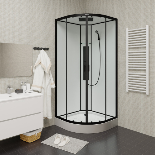 Душевая кабина Parly AMI AMI 90х90 четверть круга с крышей ориентация универсальная - фото 3