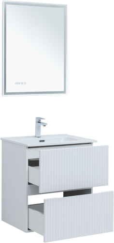 Тумба под раковину Aquanet Джейн 00313284 59х44х64 напольная/подвесная цвет белый - фото 4