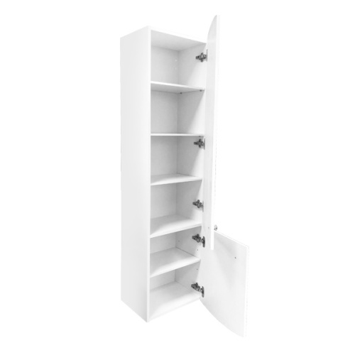 Шкаф-пенал Comforty Палини 00004148012CF 42х32х166 подвесной цвет белый - фото 4