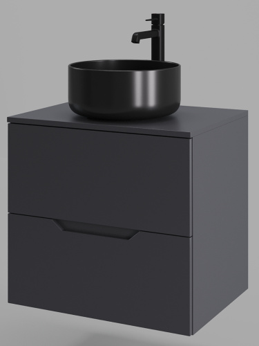 Тумба с раковиной Orange Line Li-60TugMDF+B07-345B 61х46х72 - фото 2