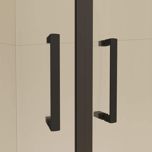 Душевой уголок RGW Classic 72095599-14 90х90 стекло прозрачное профиль черный без поддона - фото 5