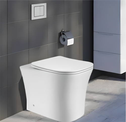 Унитаз приставной Cerutti SPA CT8906 белый с сиденьем микролифт безободковый каскадный смыв - фото 4