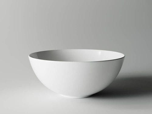 Раковина из сантехнического фарфора Ceramica Nova ELEMENT CN6002 40х40 накладная цвет белый без отверстий под смеситель - фото 4