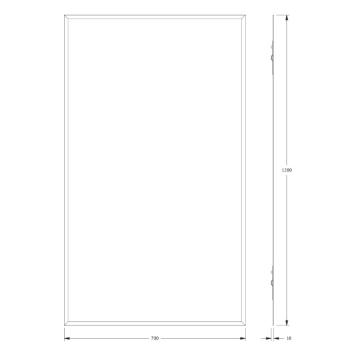 Зеркало в ванную Evoform Comfort BY 0941 70х120 - фото 2