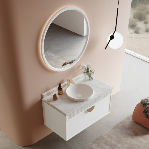 Тумба с раковиной Orka Molino 5004581 102х55х53 цвет белый матовый - фото 4