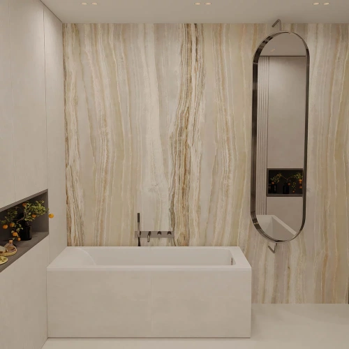 Ванна из искусственного камня Veconi SOLITA SLT18070M 180х70 пристенная прямоугольная без ножек