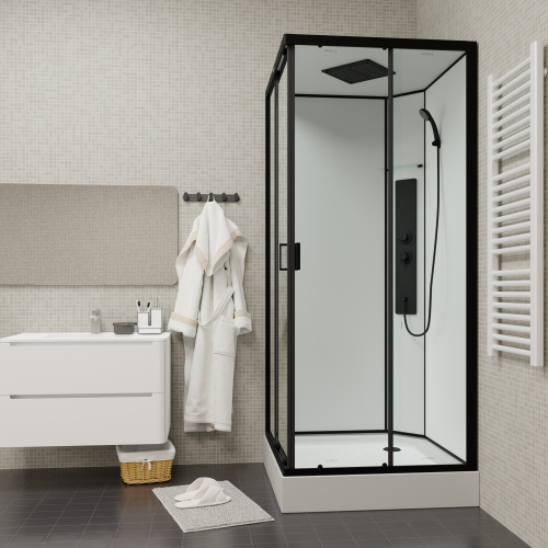 Душевая кабина Parly AMI AMI Quadro 90х90 квадратная с крышей ориентация универсальная - фото 5