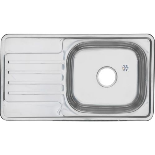Кухонная мойка Melana 113/2 (*10) 75х40 цвет хром поверхность полированная